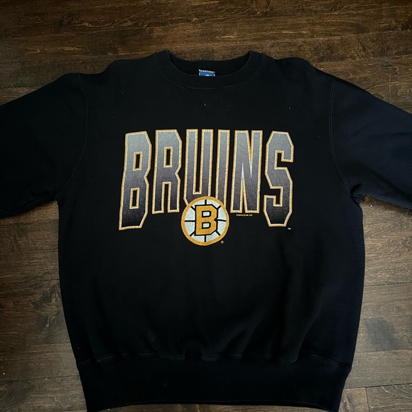 Vintage 90s Champions “Boston Bruins” Crewneck Sweater - Picture 1 of 3